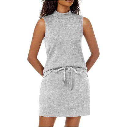 Zweiteiliges Trainingsset für Damen: Tanktop & Minirock