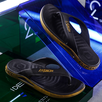 ☁️ Wie auf Wolken laufen: Flip-Flops mit dicker, stoßdämpfender Sohle – Maximaler Komfort für den ganzen Tag