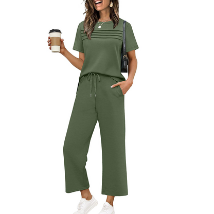 🌍 Bestseller im Netz! 🛋️ 2-teiliges Loungewear-Set für Damen – weich, bequem & perfekt für entspannte Tage zu Hause