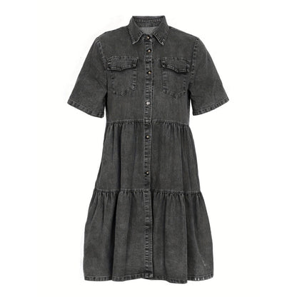 ⌛50 % Rabatt am letzten Tag-Elegantes Sommer-Jeanskleid für Damen