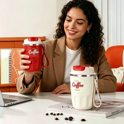 🎁💥LETZTER TAG: 50 % RABATT!!☕ Kaffee-Vakuumflasche