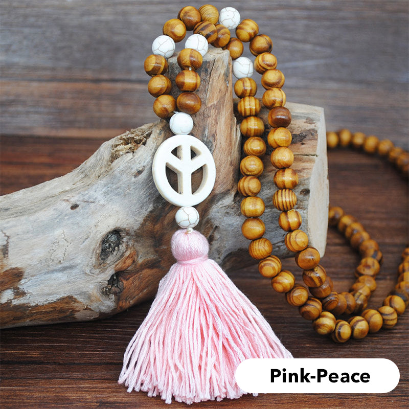 🌼📿Lange Kette für Damen im boho-vintage Stil, Strandurlaub und Alltag