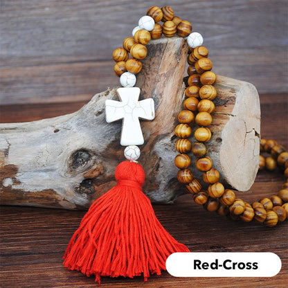 🌼📿Lange Kette für Damen im boho-vintage Stil, Strandurlaub und Alltag