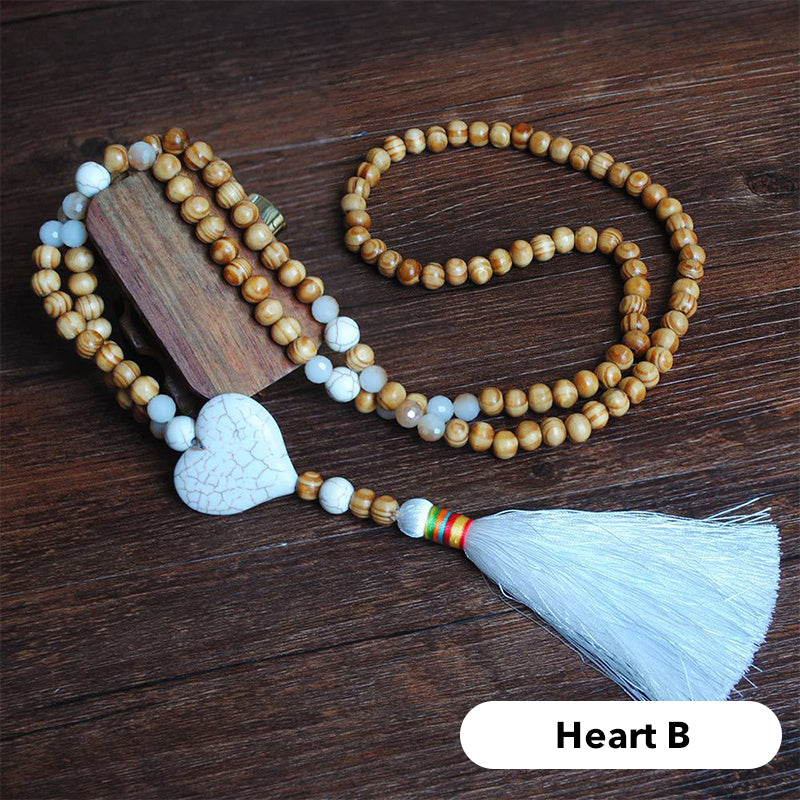 🌼📿Lange Kette für Damen im boho-vintage Stil, Strandurlaub und Alltag