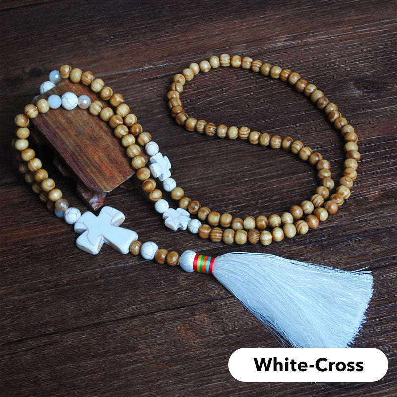 🌼📿Lange Kette für Damen im boho-vintage Stil, Strandurlaub und Alltag