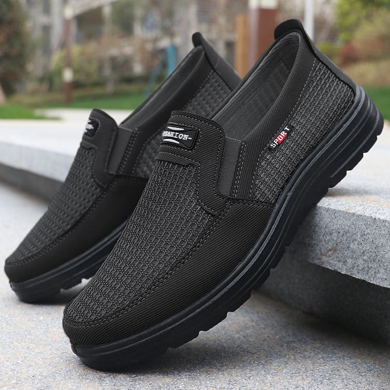 Atmungsaktive Herren-Slipper aus Mesh
