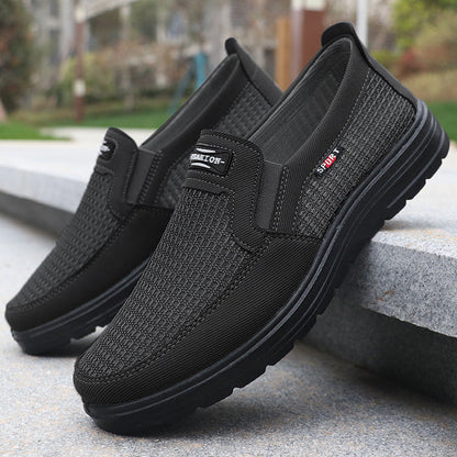 Atmungsaktive Herren-Slipper aus Mesh