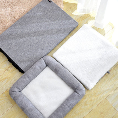 Foldable Multi-Level Cat Condo with Scratching Pad