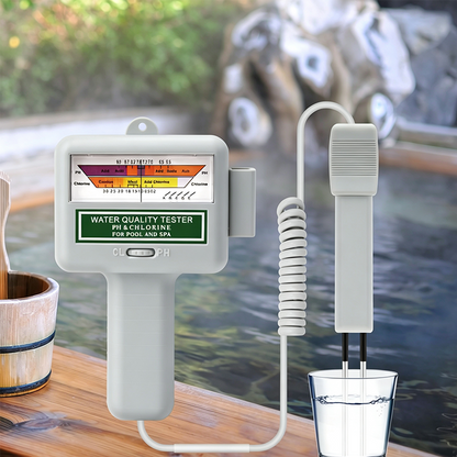 🔬💧 50% RABATT! 2-in-1 Poolwasser pH- & Chlor-Tester – Digitale Messung von pH-Wert & Chlorgehalt – Schnell, wasserdicht & ideal für Swimmingpools, Whirlpools & Spa ✨