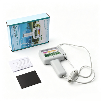 🔬💧 50% RABATT! 2-in-1 Poolwasser pH- & Chlor-Tester – Digitale Messung von pH-Wert & Chlorgehalt – Schnell, wasserdicht & ideal für Swimmingpools, Whirlpools & Spa ✨