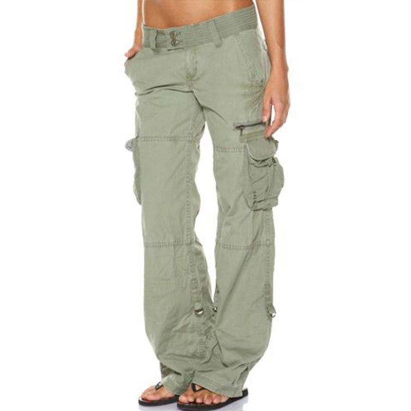 Weite Vintage-Cargohose für Damen