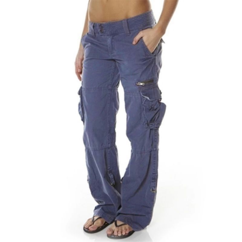 Weite Vintage-Cargohose für Damen
