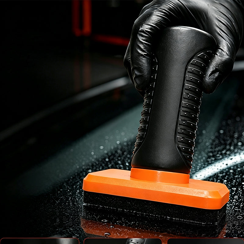 ❄️Summerfresh 50 % reduziert!✨ 2-in-1 Windschutzscheiben- und Autoglas-Tiefenreiniger – Entfernt Ölfilme und Wasserflecken mit integriertem Applikator, 100 ml