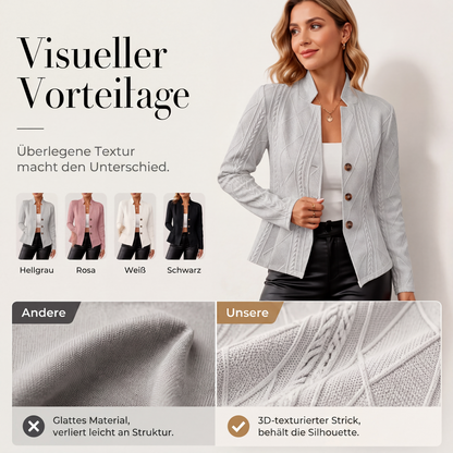 📢📢50%Rabatt!!!🎉🧥 Strukturierter Blazer für Damen mit Knopfleiste – Stilvoller Look, hochwertige Verarbeitung & vielseitig kombinierbar | Perfekt für Büro, Alltag & besondere Anlässe – Jetzt -50%!