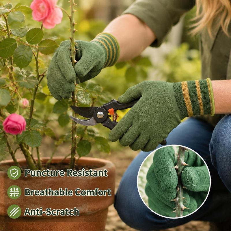 ✨50 % RABATT✨Zeitlich begrenztes Sonderangebot⏰Schützt Ihre Hände bei der Gartenarbeit – Robuste Gartenhandschuhe aus Gummi, rutschfest, abriebfest, geeignet für Pflanzenpflege und Beschneiden