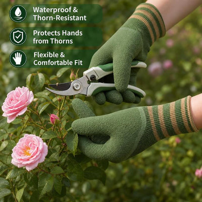 ✨50 % RABATT✨Zeitlich begrenztes Sonderangebot⏰Schützt Ihre Hände bei der Gartenarbeit – Robuste Gartenhandschuhe aus Gummi, rutschfest, abriebfest, geeignet für Pflanzenpflege und Beschneiden
