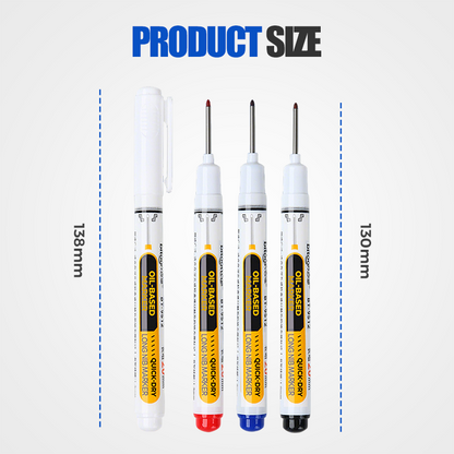 🖊️Precisiepunt sneldrogende marker op oliebasis