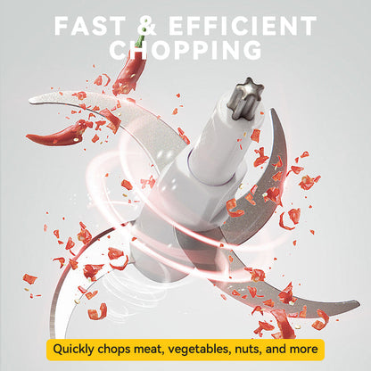 Multifunctional Portable Wireless Electric Food Chopper