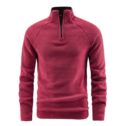 🛍️✨Isolierende Fleece-Jacke mit halblangem Reißverschluss – perfekt zum Wandern und für den Alltag