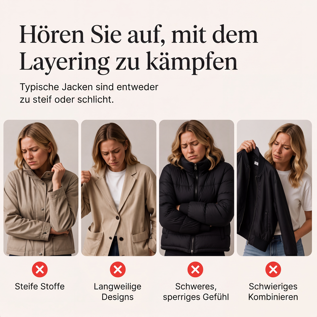 ✨ 50 % RABATT | Lässiger Chic für jeden Tag – Gerippte Strickjacke mit Denim-Details