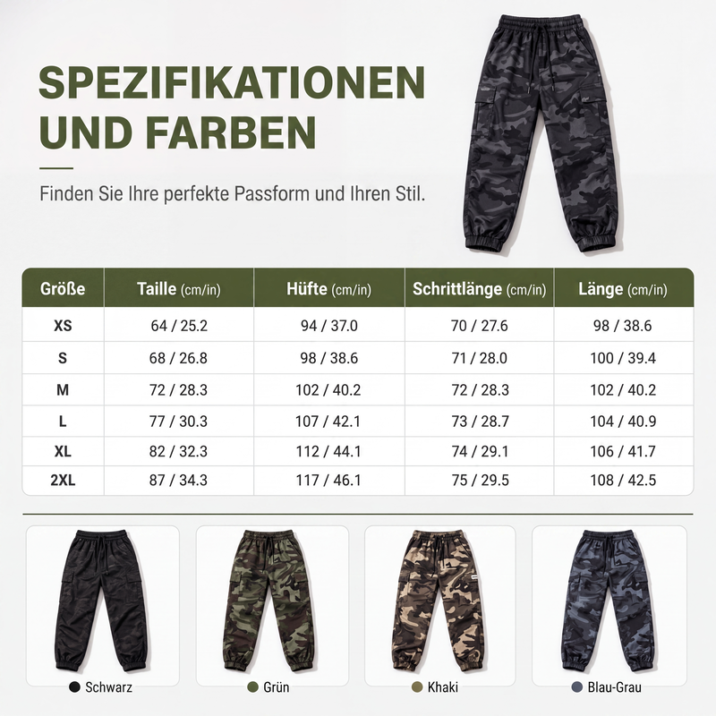 📢📢50%Rabatt!!!🎉✨Damen Cargohosen Leichte Outdoor-Jogginghosen