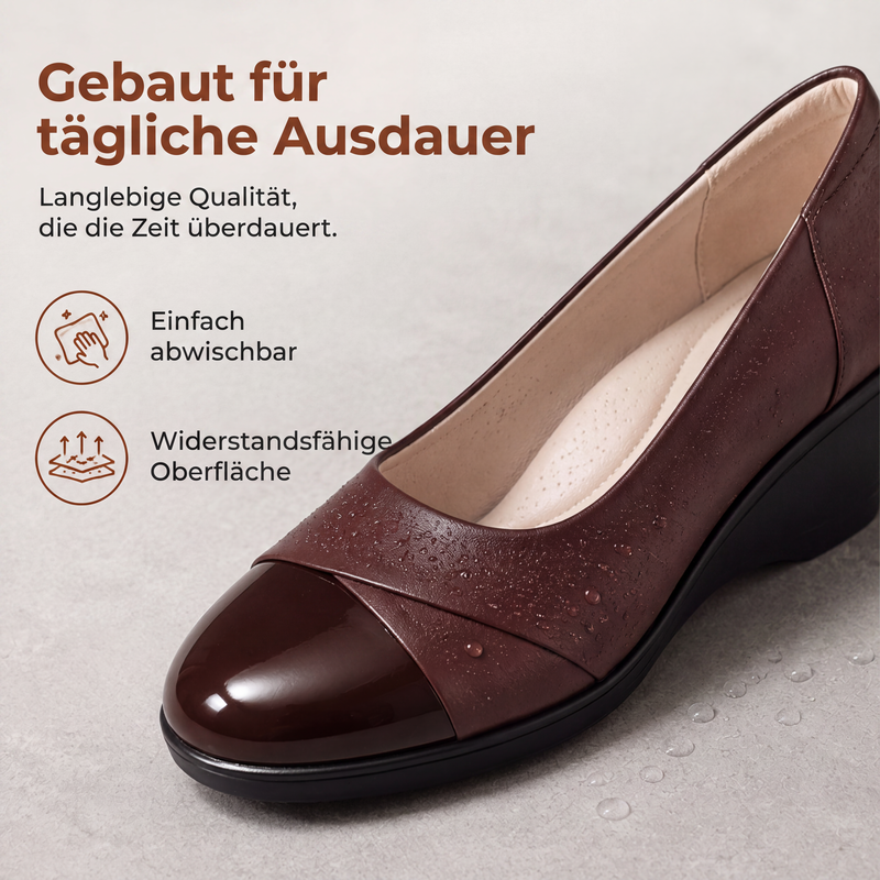 👠 50 % RABATT | Elegant aussehen ohne unbequeme hohe Absätze – Damen Pumps mit bequemem Keilabsatz