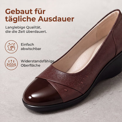 👠 50 % RABATT | Elegant aussehen ohne unbequeme hohe Absätze – Damen Pumps mit bequemem Keilabsatz