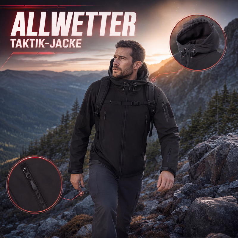 📢🎉Über 5000 Mal verkauft!✨🧥Qualität überzeugt! Wasserdichte und warme Outdoorjacke für Herren