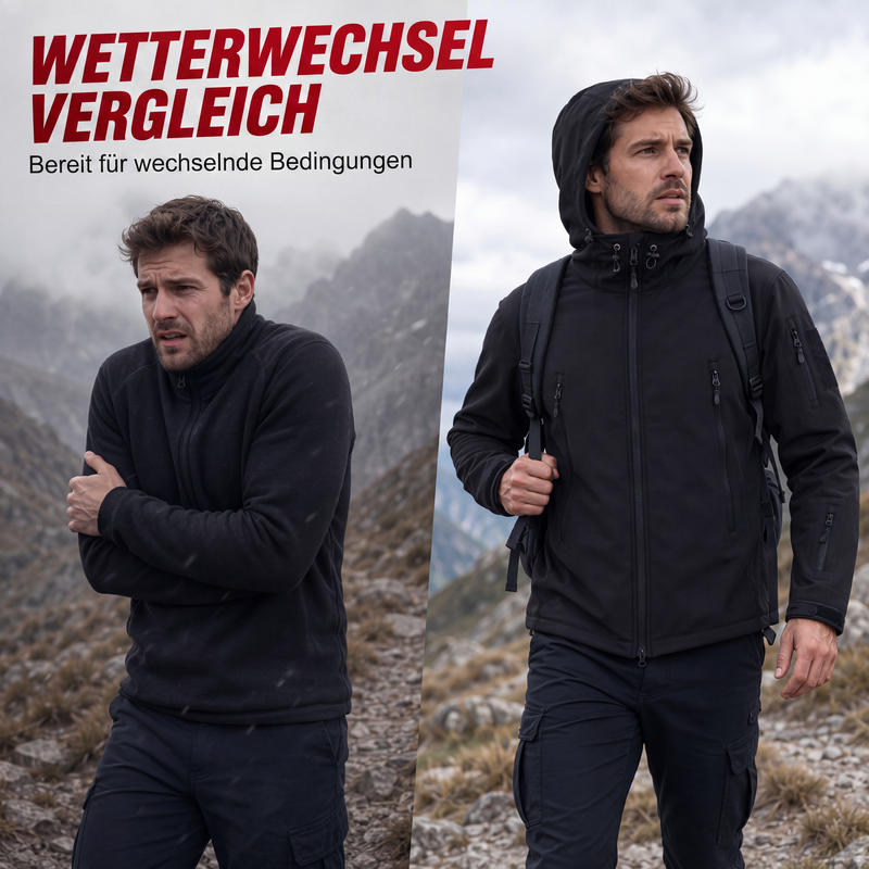 📢🎉Über 5000 Mal verkauft!✨🧥Qualität überzeugt! Wasserdichte und warme Outdoorjacke für Herren
