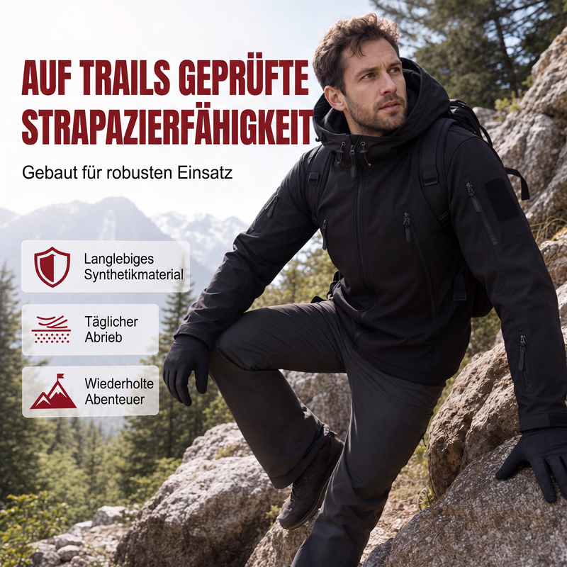 📢🎉Über 5000 Mal verkauft!✨🧥Qualität überzeugt! Wasserdichte und warme Outdoorjacke für Herren