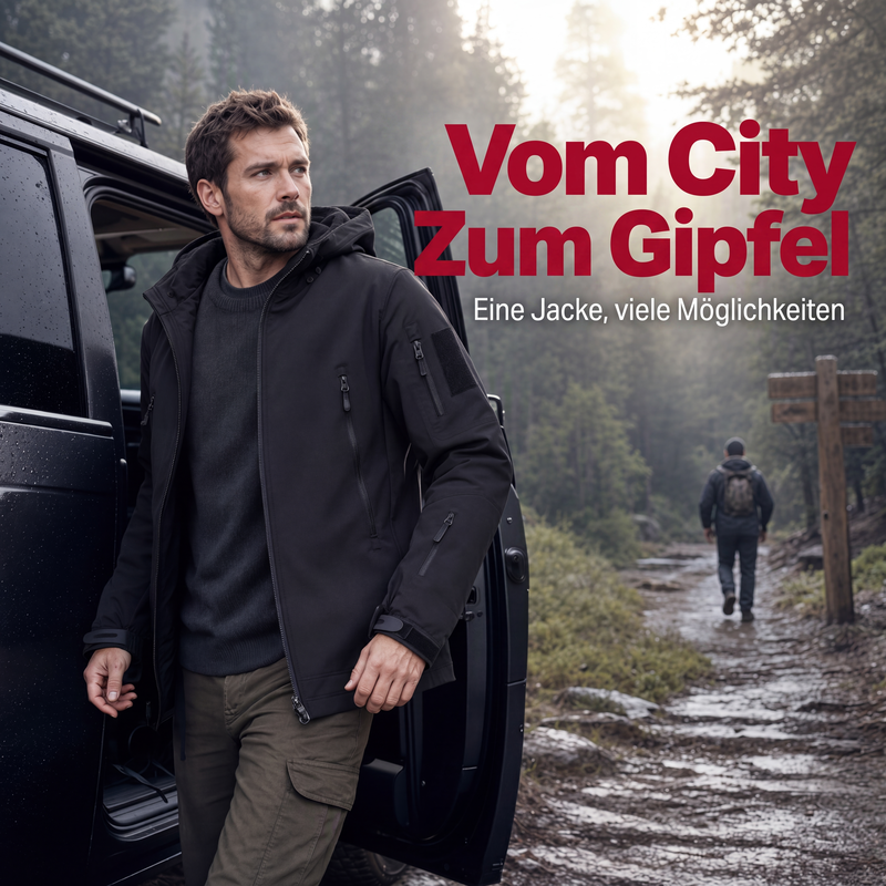 📢🎉Über 5000 Mal verkauft!✨🧥Qualität überzeugt! Wasserdichte und warme Outdoorjacke für Herren