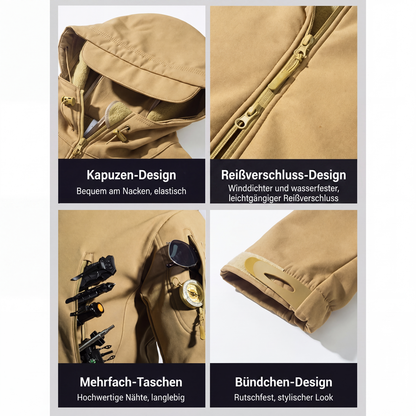 📢🎉Über 5000 Mal verkauft!✨🧥Qualität überzeugt! Wasserdichte und warme Outdoorjacke für Herren