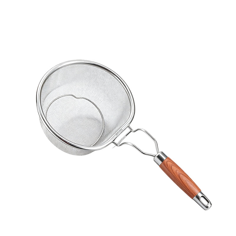 🔪🍳 50 % RABATT! 💧 Edelstahlsieb mit Griff – Feinmaschig, robuster Edelstahl 304 & ergonomischer Griff für sicheren Halt – Müheloses Abseihen von Nudeln, Obst & Gemüse ✨