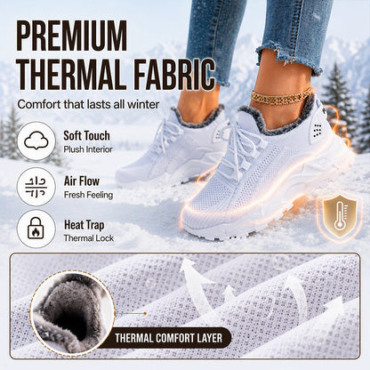Warme Wintersneaker aus Strick für Damen