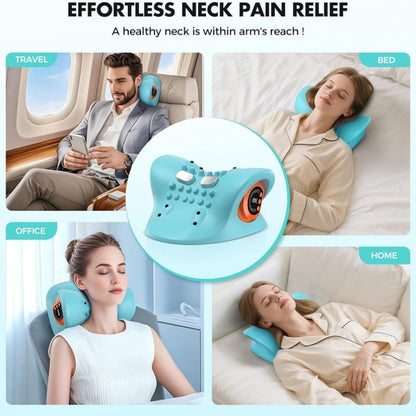 🔥 ANGEBOT! 50 % RABATT! 🎁 Smart EMS-Nacken- & Halswirbelmassagegerät – Kabellose Fernbedienung & Tiefenentspannung für die Muskulatur 💆‍♀️