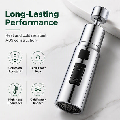 Universal Rotating Kitchen Faucet Nozzle