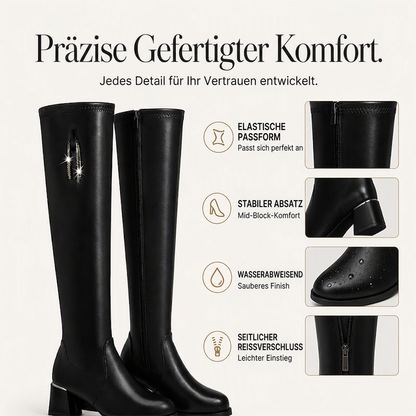 📢📢50%Rabatt!!!🎉✨Warme elastische Damen-Overknee-Stiefel