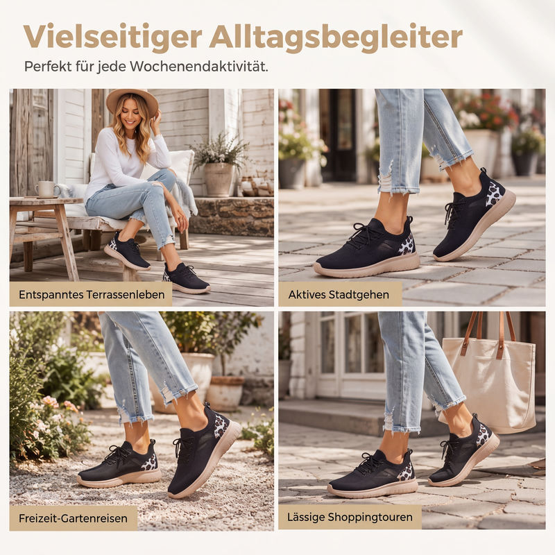 📉 Schlussverkauf – 50% auf alles🐆Leichte Damen-Freizeitschuhe zum Gehen