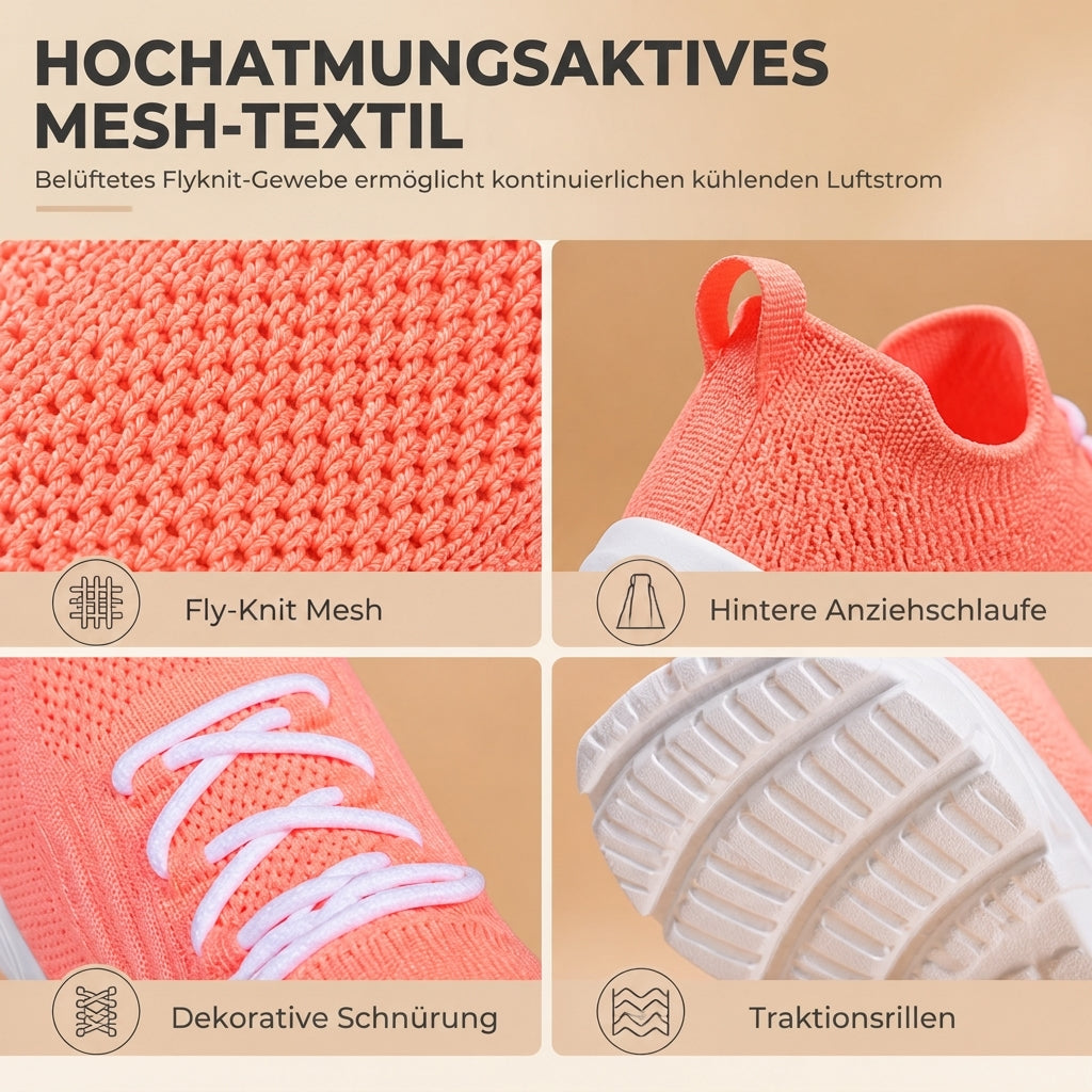👟 50% Rabatt | Einfach reinschlüpfen & bequem durch den Tag – Damen Slip-On Sneaker