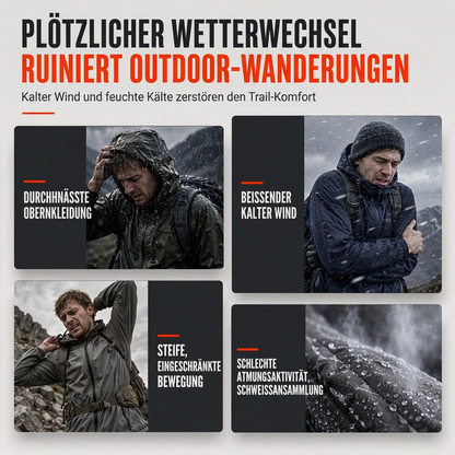 📢📢50% Rabatt!!! 🎉✨ Herren-Outdoor-Windjacke mit abnehmbarer Kapuze