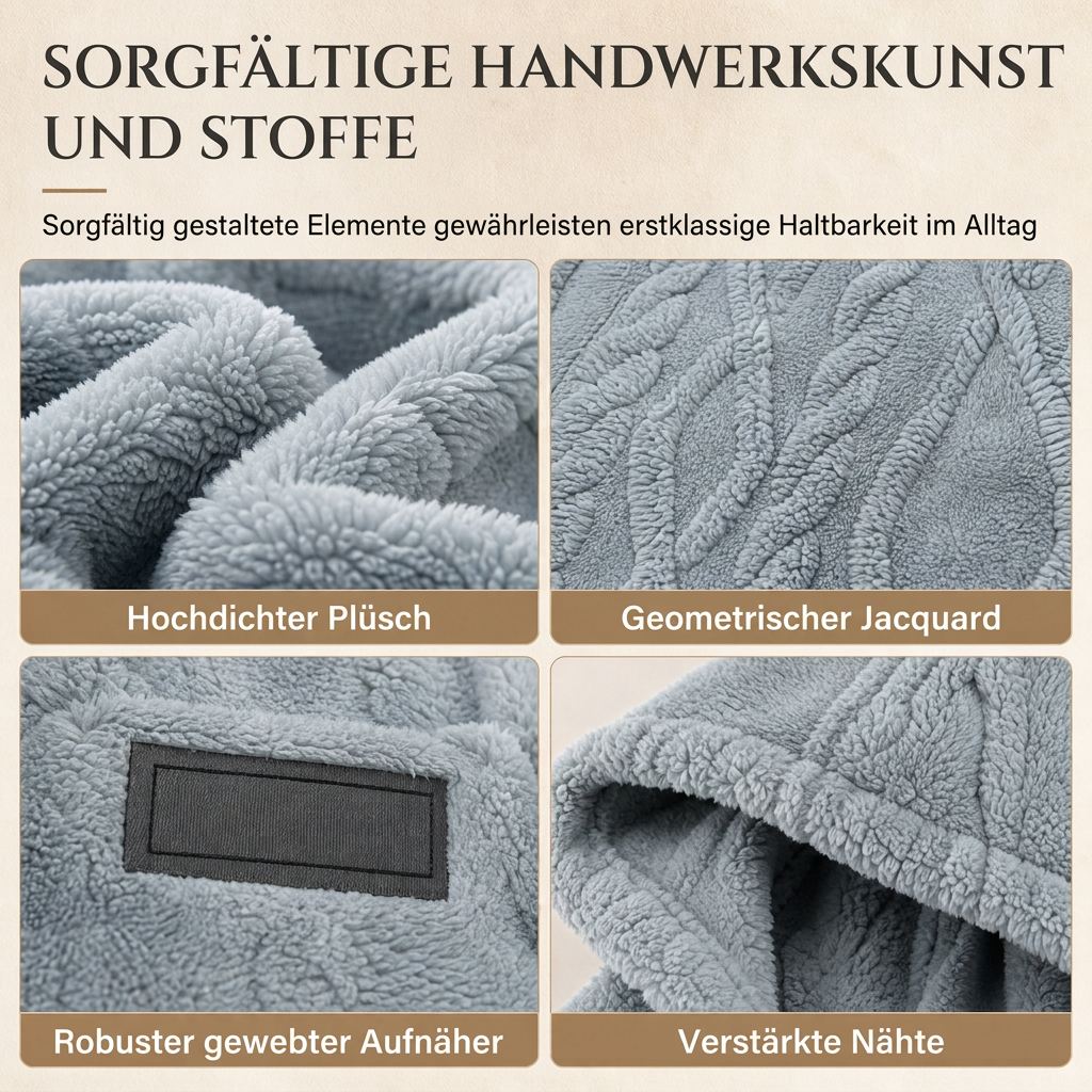 📢📢50% Rabatt!!!🎉✨Herren Winter Kapuzenpullover mit Fleecefutter, Jacquard-Muster, langärmeliges Sweatshirt für Freizeit und Outdoor-Aktivitäten