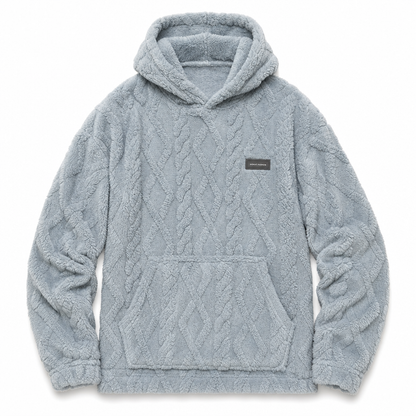 📢📢50% Rabatt!!!🎉✨Herren Winter Kapuzenpullover mit Fleecefutter, Jacquard-Muster, langärmeliges Sweatshirt für Freizeit und Outdoor-Aktivitäten