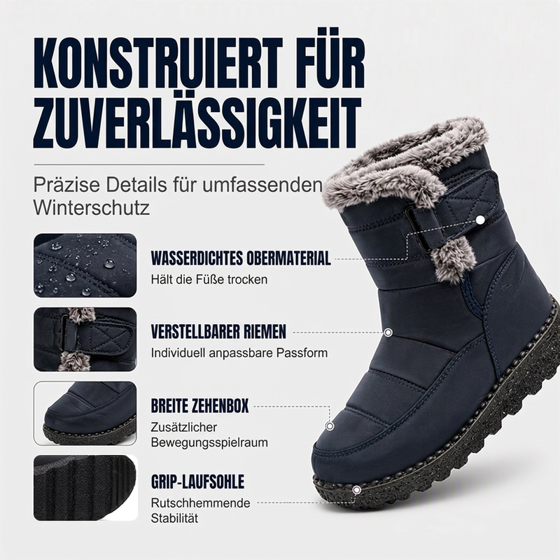 🌟 Der Look, den alle suchen – bei uns 50% günstiger! Rutschfeste warme Winter-Schneestiefel für Damen