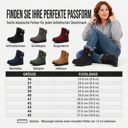 🌟 Der Look, den alle suchen – bei uns 50% günstiger! Rutschfeste warme Winter-Schneestiefel für Damen