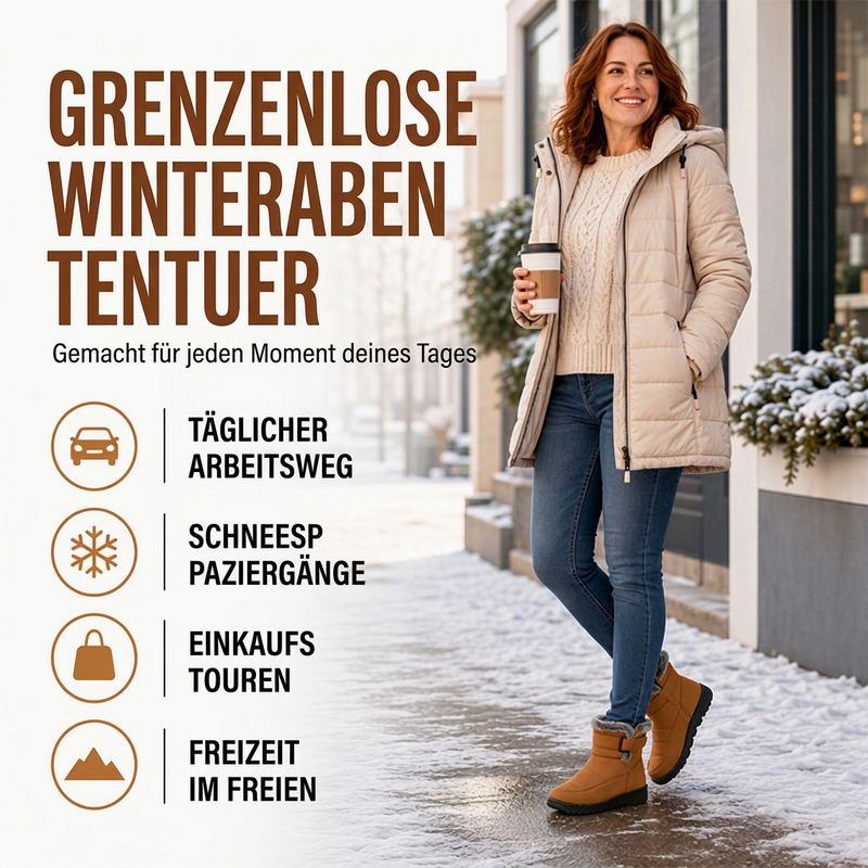 🌟 Der Look, den alle suchen – bei uns 50% günstiger! Rutschfeste warme Winter-Schneestiefel für Damen