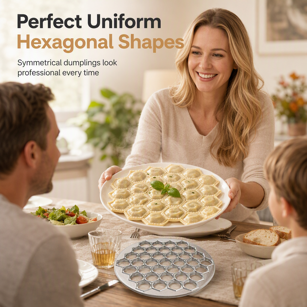 🥰LETZTER TAG IM ANGEBOT – 50 % RABATT🥟 Schnell-Teigtaschenformer mit 37 Mulden – Bereiten Sie 37 Teigtaschen auf einmal zu.