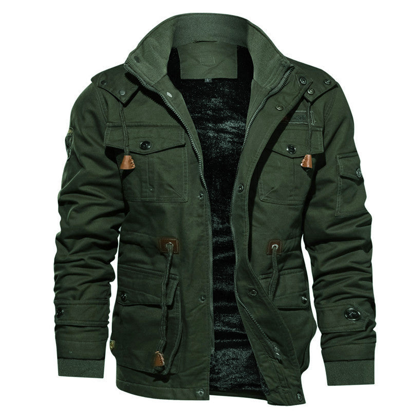 📢Gratis Versand! Solange der Vorrat reicht!📢 Wärmende Winterjacke für Herren mit abnehmbarer Kapuze