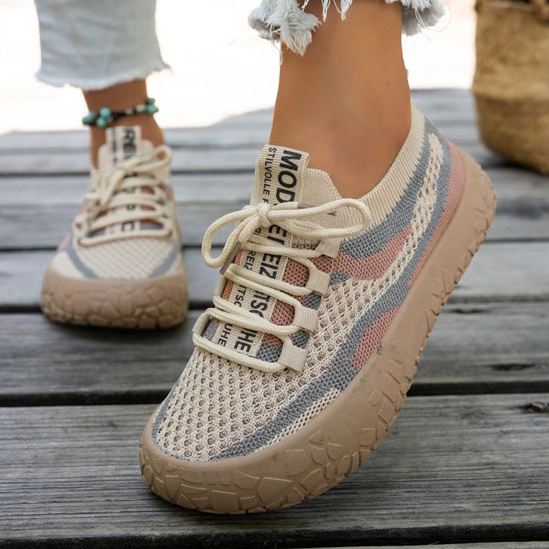 Atmungsaktive Strick-Sneaker für Damen
