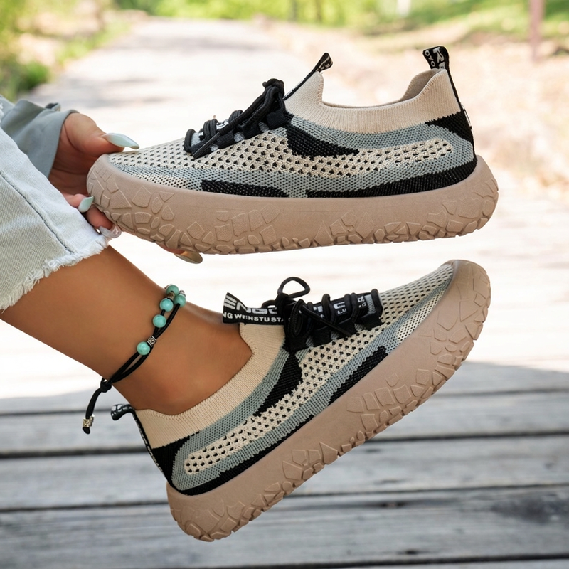 Atmungsaktive Strick-Sneaker für Damen