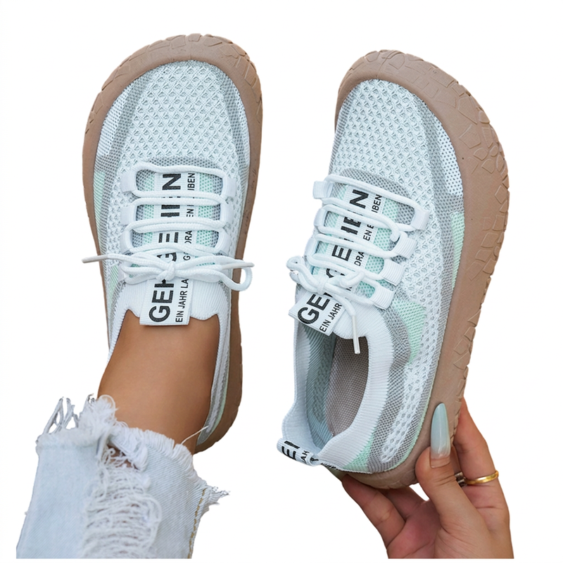 Atmungsaktive Strick-Sneaker für Damen